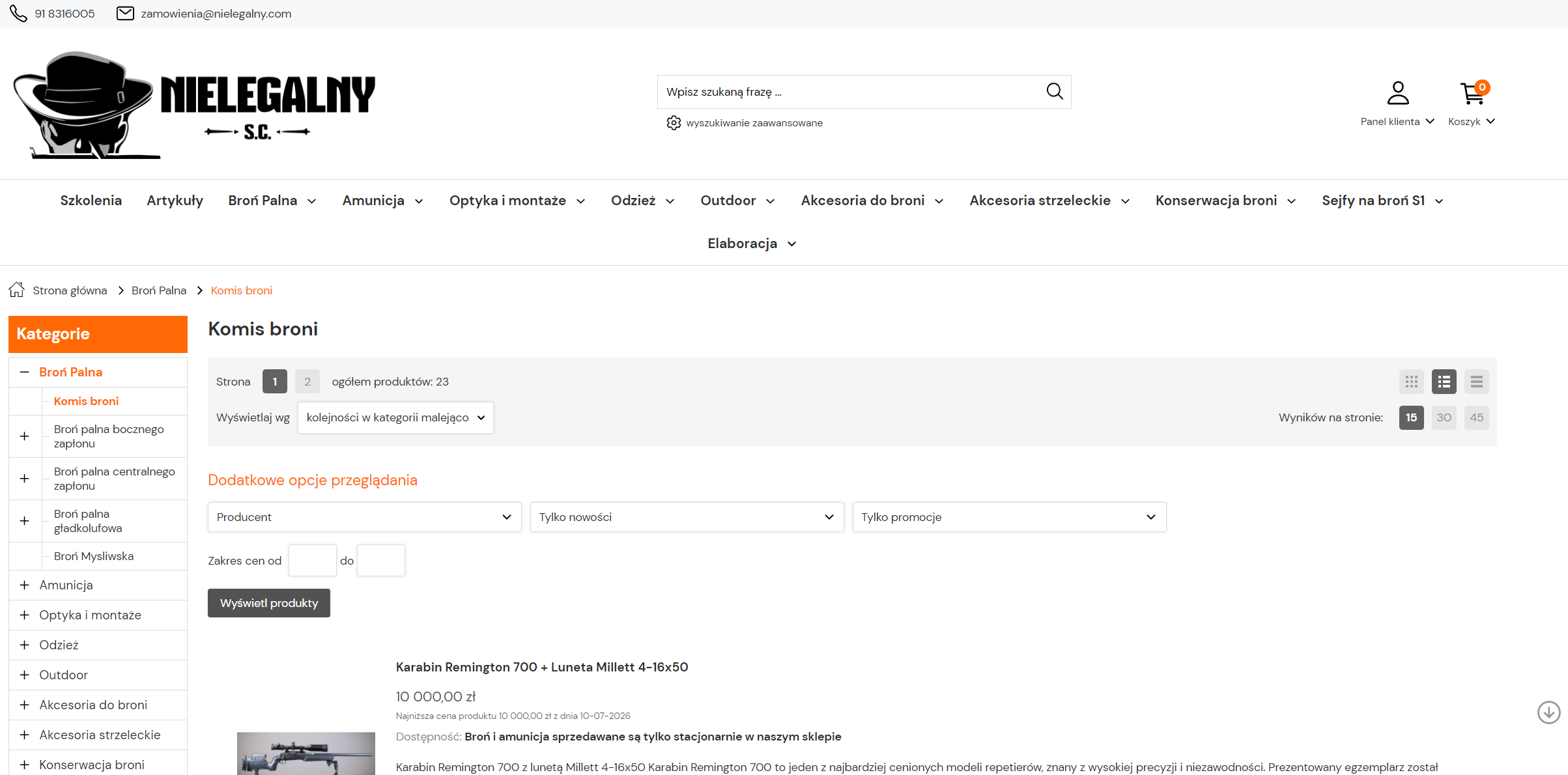 Komis broni myśliwskiej w Szczecinie – jak bezpiecznie kupić sprawdzoną broń używaną?