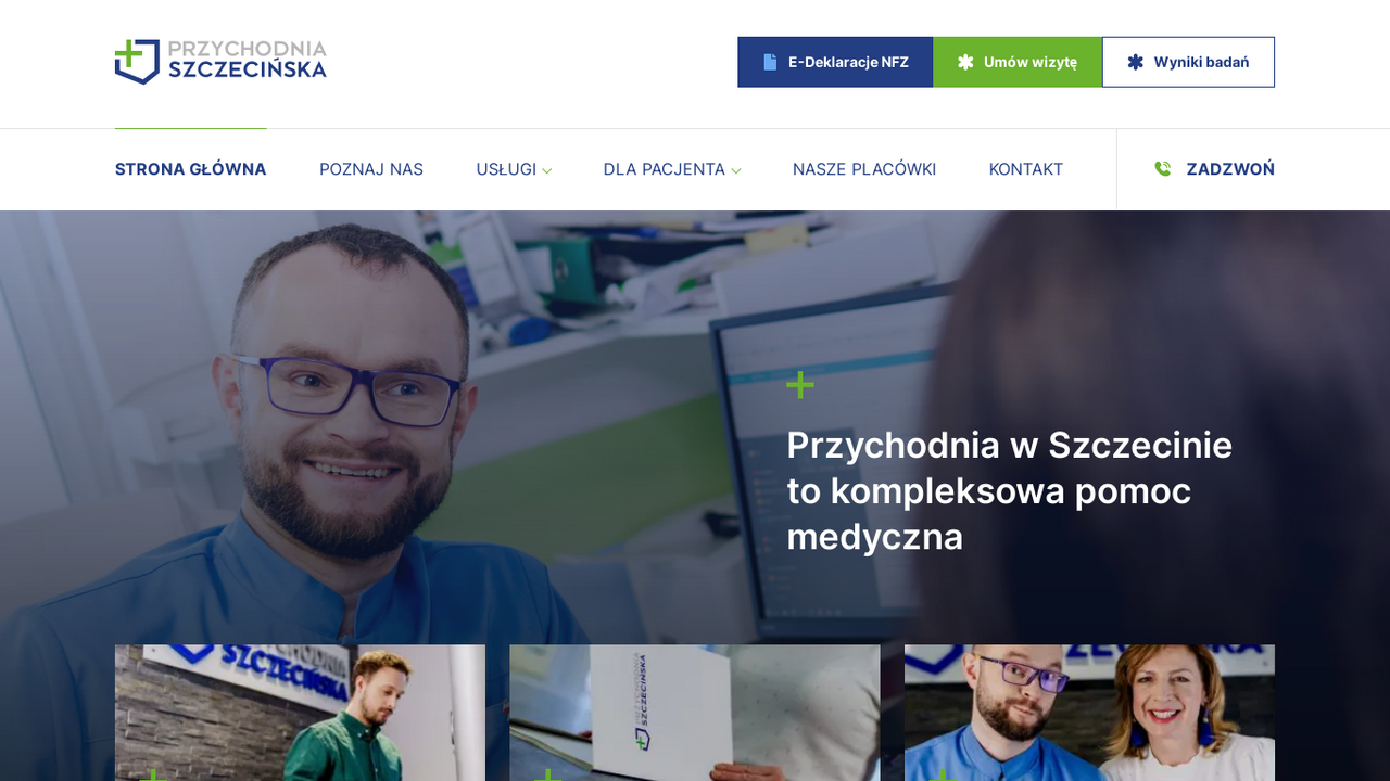 Zrzut strony Przychodnia Szczecin - lekarze rodzinni - NFZ | Przychodnia Szczecińska