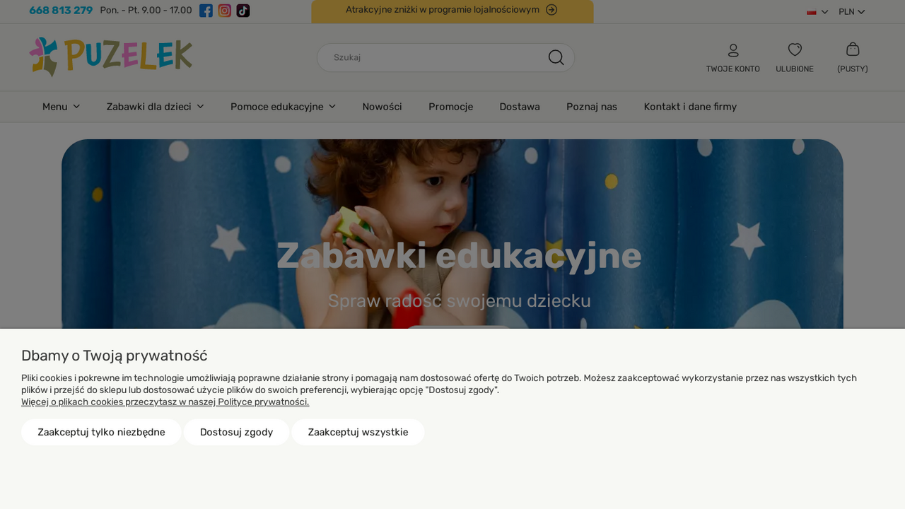 Zrzut strony Zabawki i pomoce terapeutyczne - Puzelek
